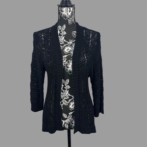 Women's Open Knit Style Cardigan